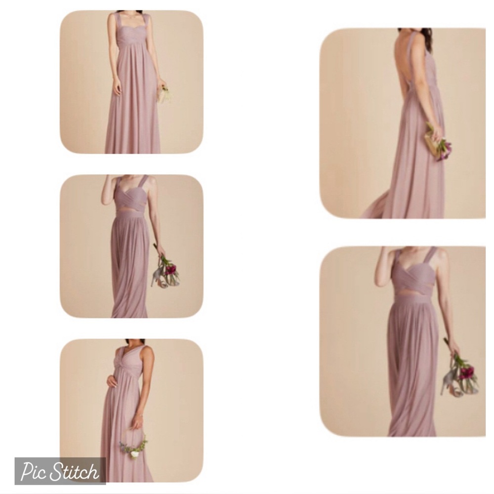 Huge Lot of 5 Birdy Grey Bridesmaid Dresses Mauve Medium(3) Large(2)-BRAND NEW